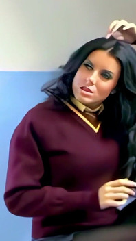 Riprese in uniforme maroon con fiona g