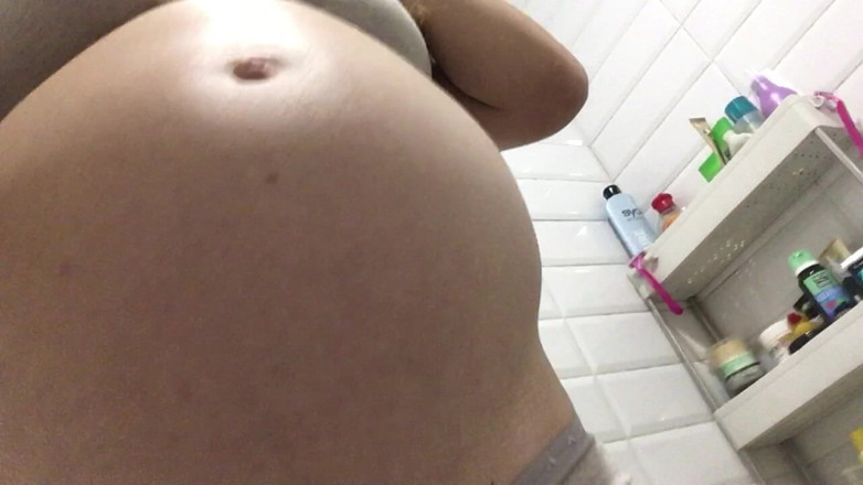 Risky Hairy Couple: 7. Monat meiner Schwangerschaft. Gesicht in