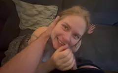 Can I Get Your Whole Cock in My Mouth? Blowjob with Deepthroat Attempt