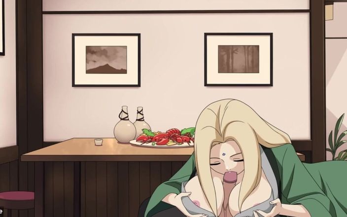 LoveSkySan69Real: Naruto - Kunoichi Trainer - parte 21 - Tsunade succhia il cazzo con le...