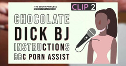 AUDIO ONLY - Clip 2, the ebony princess sucking her big fat juicy chocolate cock thumbnail