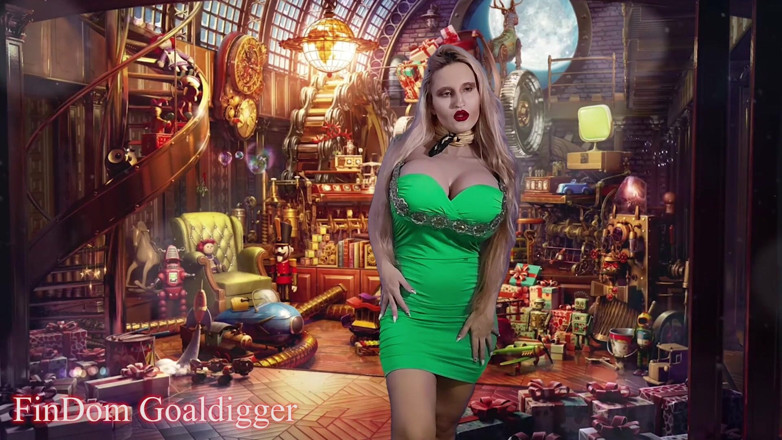 FinDom Goaldigger: Magic transform to teddybear for a new year!