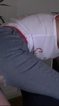 Scopata in jeans