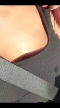나는 운전하는 동안 트럭 운전사를 자극하기로 결정했다.