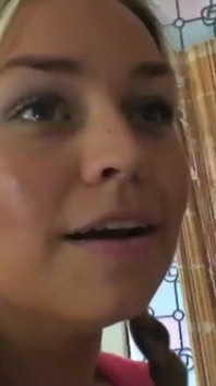 Old pig pretends to be sick to get a blowjob and a fuck from blonde girl