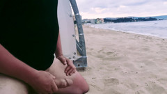 Fun with funky: Melancap pagi di pantai
