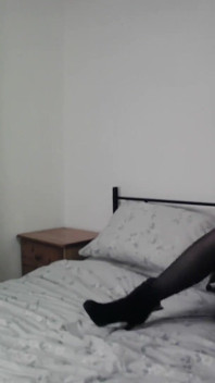 Wife on Cam in Stewardess Costume
