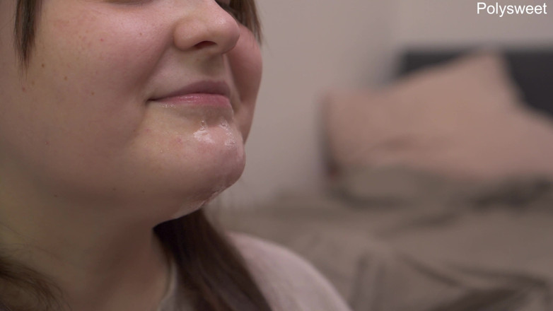 Polly Sweet: Blowjob, Super Close-up, Cum in Mouth