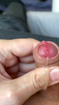 Slow-motion Cumshot From My Small Uncut Dick