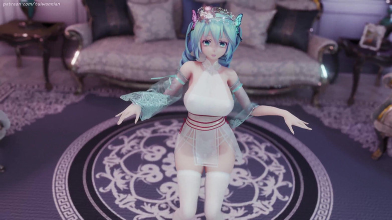 MikuMotion: Hatsune (g) i-dle - Queencard Nữ hoàng khiêu dâm đồng phục thoát y...