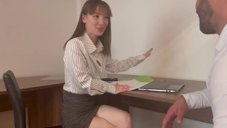 Adam Costa: Skinny Secretary Get Fucked on Her Desk (full)