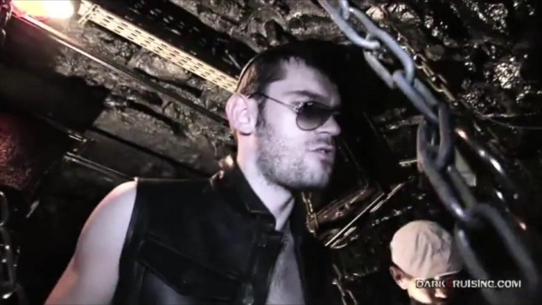Gay hard: Gay Hard - Sling gang bang by leather studs