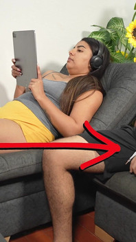 My Stepbrother Take Out His Dick While I Study Online