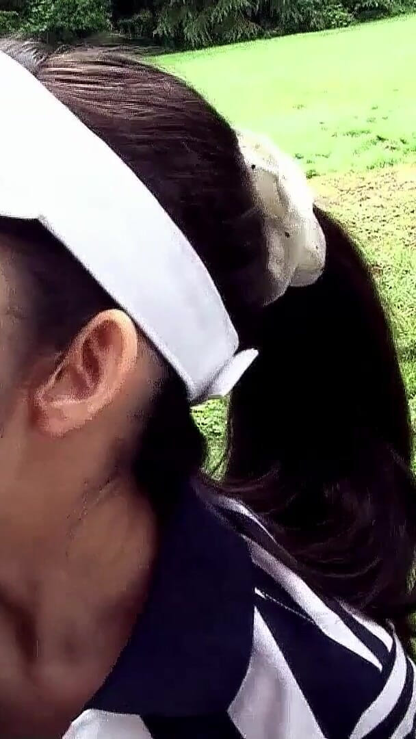 Asian Girl Outdoor at Golf Fucked by Several Uncensored (Asian porn collection)