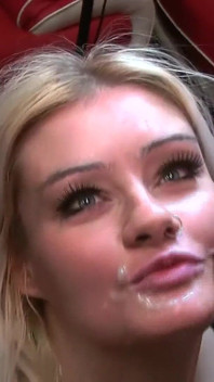 As putas loiras mais bonitas em uma festa de bukkake