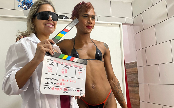 Mirella Diniz: 偽の日焼けをする2人の女性との非常にホットな性交