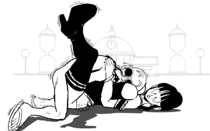 The BenJojo: Kamesutra Dbz Erogame 46 Rubbing with His Student's Pussy