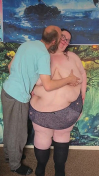 SSBBW spogliata fino all'intimo parte 1