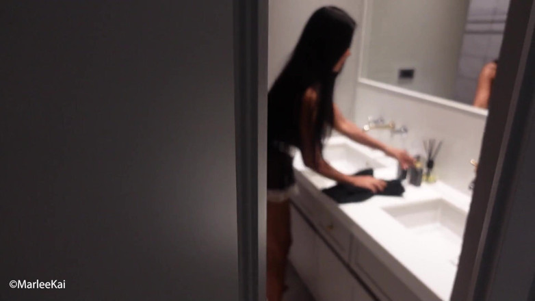 Marlee Kai: Thai Maid Rides Dildo
