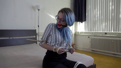 Restricting Ropes: Luna Grey - sekretářka vymrdaná koulema