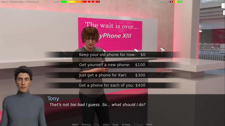 Dirty GamesXxX: El compañero de cuarto. Nuevo teléfono para mi linda compañera...