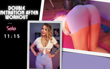 Marlene Moore: Antrenmandan sonra çift penetrasyon