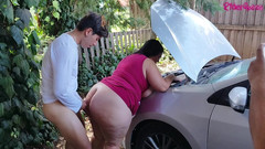 Riderqueen: Pompino all'aperto- il marito cornuto filma sua moglie con un...