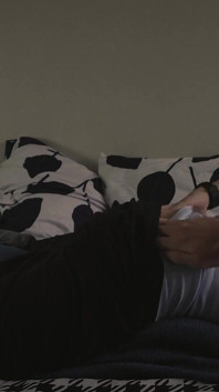 Morning Routine. Stepdaddy Undresses and Greedily Humping Pillow Moans Loudly Imagining Your Tight Holes