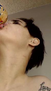 Loud Closeup Soda Burps