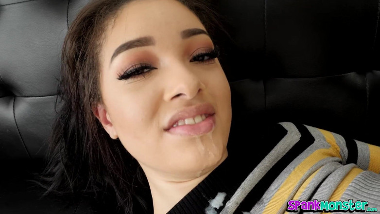 Spankmonster: Ganz natürliche dicke titten scarlett bloom, super heißes ebenholz kann...