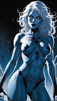 Çıplak gece frost shadow frost