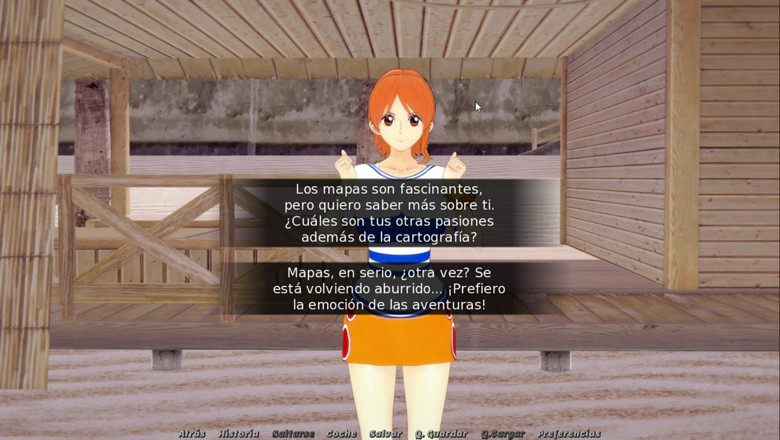 Monkylufy: Fantasy Date - Juego +18 - Nami - En Español Con Efectos De Sonido