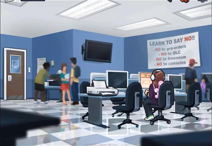 Cartoon Play: Summertime saga part 9 - hot sex in library