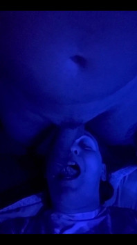 Blowjob in Blue