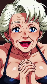 Ai Granny Deep Cleavage Tease Close Ups