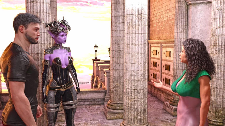 3D Cartoon Porn: Sedm říše 12 - Atlas objeví nové bondmate: Kali a Naya