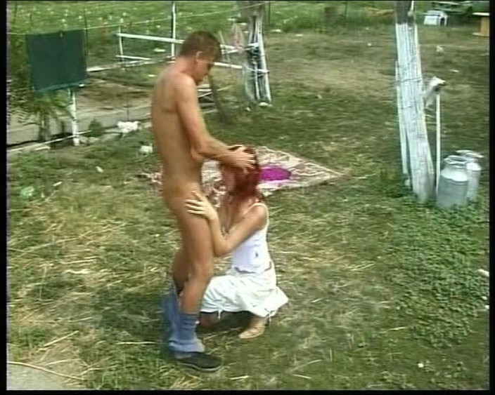 German Amateur Videos: Redhead Teen From Germany Fucked at the Farm