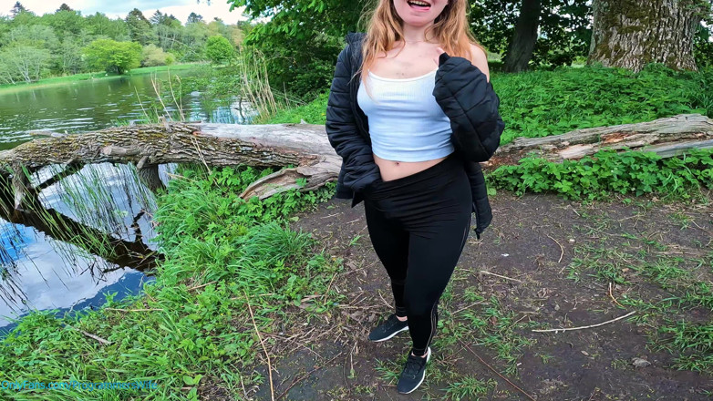 ProgrammersWife: Masturbating her to orgasm by the river - ProgrammersWife