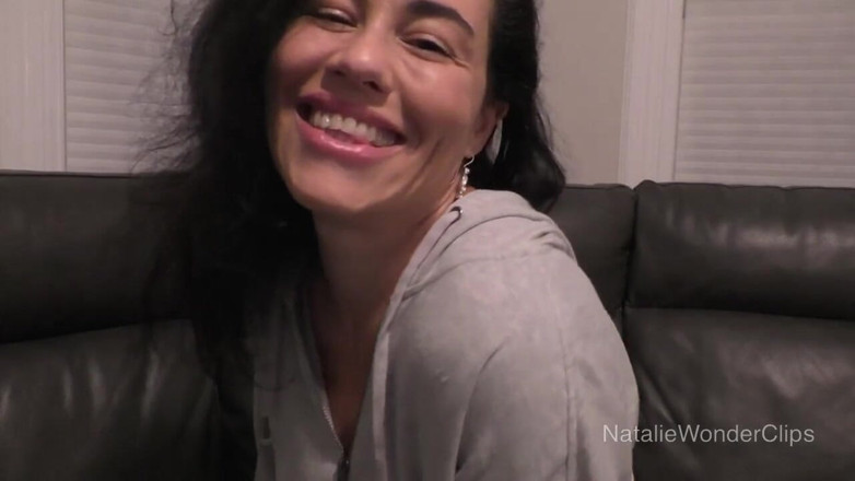 Natalie Wonder: Horny size queen Milf loves feeling how you fill her