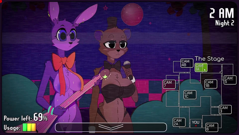 LewdArcade: Fuzzboobs 最终版色情游戏玩的五个晚上 [第1部分] 性爱游戏