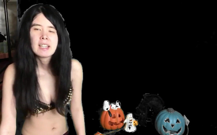 Porno angels: Joc cu dovleac de Halloween cu Alexandria Wu