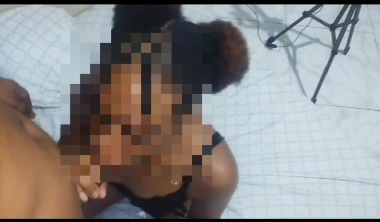 Skyy: Real Stepdaughter Sucking and Swallowing BBC and Cum!