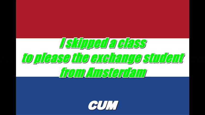 LeoTeenLatinos: Uitwisselingsstudent uit Amsterdam geeft me zijn maagdelijke sperma - "Achterberg"