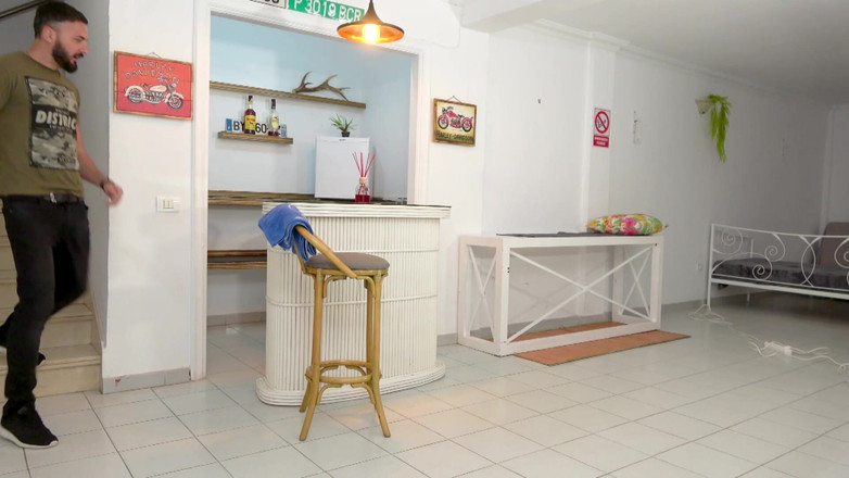 Big Boobs Babe: Pink vlasy děvka DP Zákulisí fuck fest