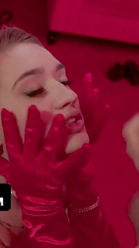 Sera Ryder Enchants Dorian with Red Leather, Grinding on His Lap Before Sucking Him Hard