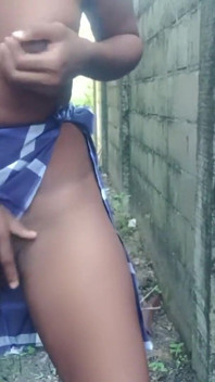 Fingering My Shaved Pussy Outdoors Fan Request