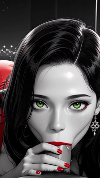 MILF สวมเดรสแดง โดนเย็ด ~ Ai-generated
