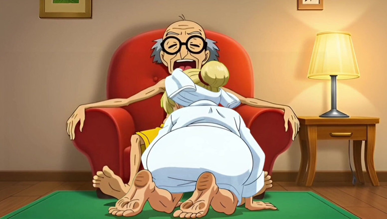 Octopussy Lovers Club: Vdaná nudistická babička byla ošukaná do velkého zadku nevlastním bratrem...