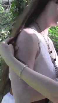 The lesbians Bella Rossi and Missy Minks have fun in nature