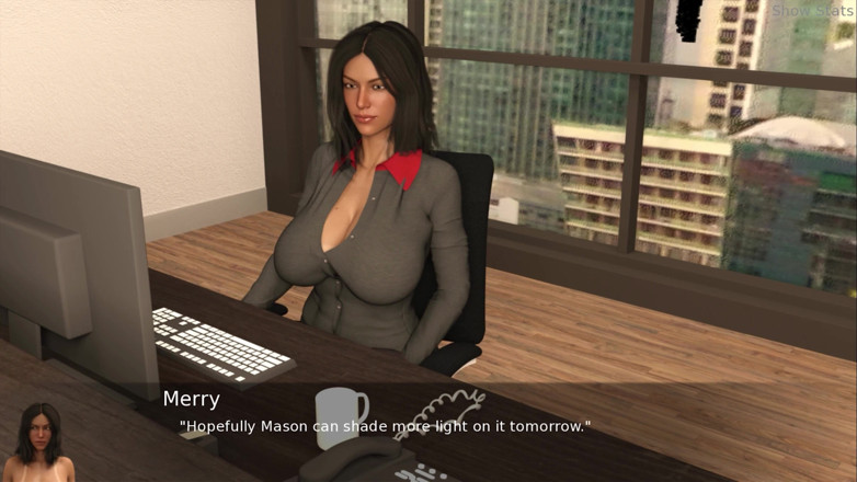 Porny Games: Project hot wife - Getting some attention at work  (45)